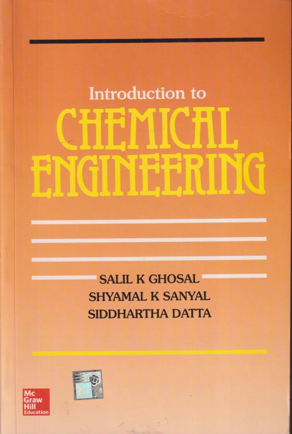 INTRODUCTION TO CHEMICAL ENGINEERING | MC GRAW HILL