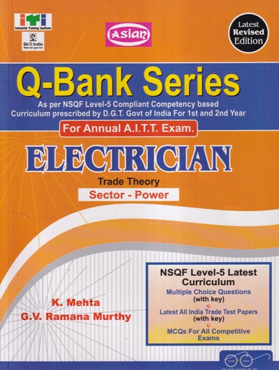 Q-BANK SERIES ELECTRICIAN (NSQF 5) | K. MEHTA, G.V. RAMANA MURTHY | Computech