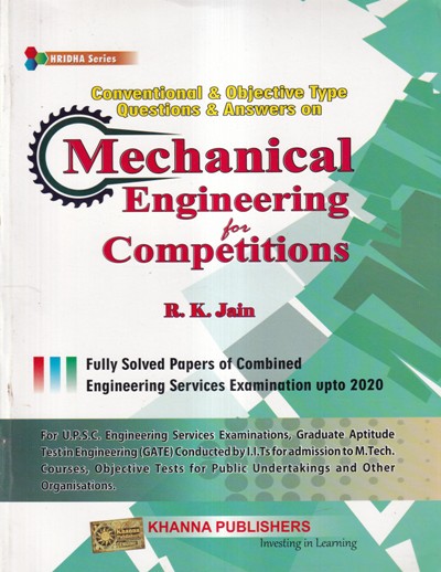 MECHANICAL ENGINEERING FOR COMPETITIONS | KHANNA