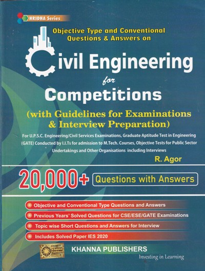 CIVIL ENGINEERING FOR COMPETITIONS | KHANNA