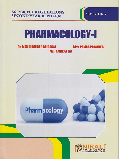 PRACTICAL BOOK OF PHARMACOLOGY 1 - For SY BPharm - Semester 4 | Dr. Manjunatha Mudagal | Nirali Prakashan