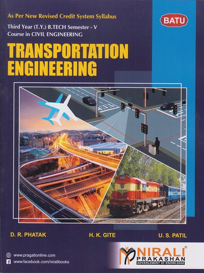 TRANSPORTATION ENGINEERING [For DBATU - Semester 5 - Civil Engg]