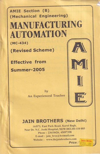 MANUFACTURING AUTOMATION | JAIN BROTHERS