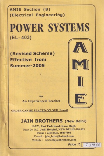 POWER SYSTEMS | JAIN BROTHERS
