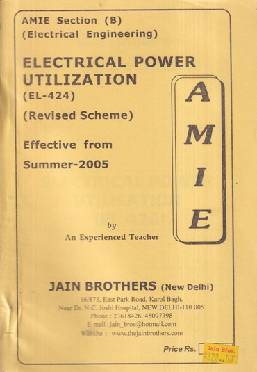 ELECTRICAL POWER UTILIZATION | JAIN BROTHERS