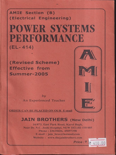 POWER SYSTEMS PERFORMANCE | JAIN BROTHERS