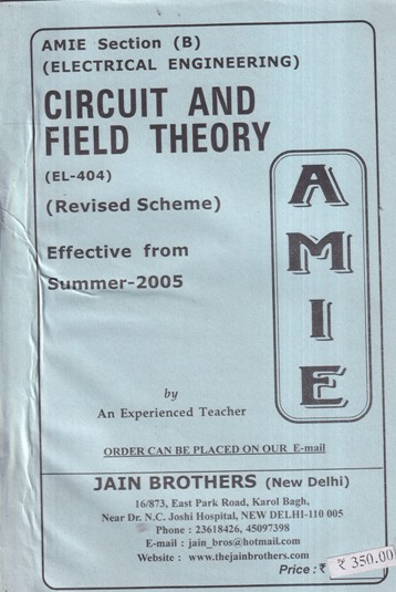 CIRCUIT AND FIELD THEORY | JAIN BROTHERS