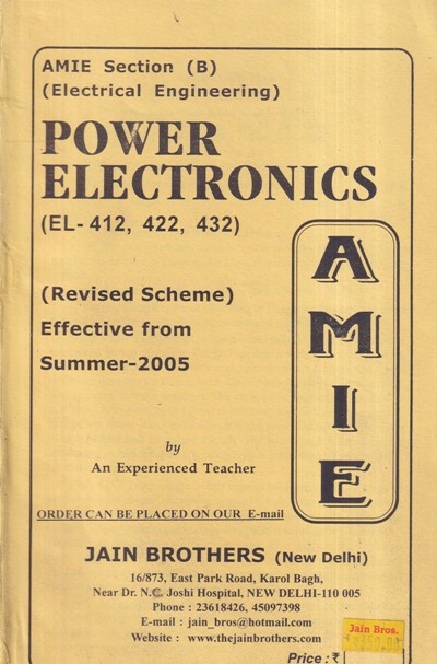 POWER ELECTRONICS | JAIN BROTHERS