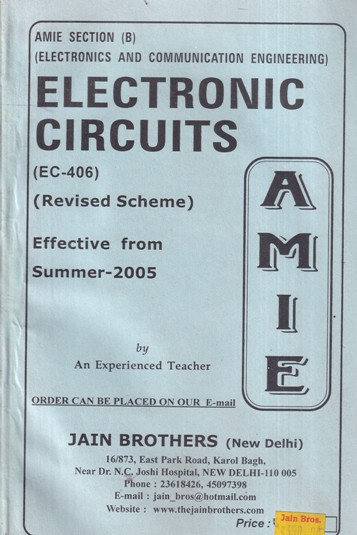 ELECTRONIC CIRCUITS | JAIN BROTHERS