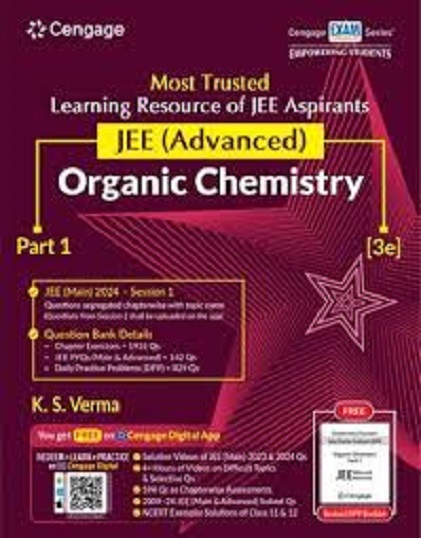 JEE (ADVANCED) (WITH FREE DAILY PRACTICE PROBLEMS) ORGANIC CHEMISTRY Part- 1 | K.S. VERMA | Cengage