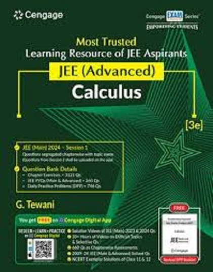 JEE (ADVANCED) (WITH FREE DAILY PRACTICE PROBLEMS) CALCULUS | G. TEWANI | Cengage