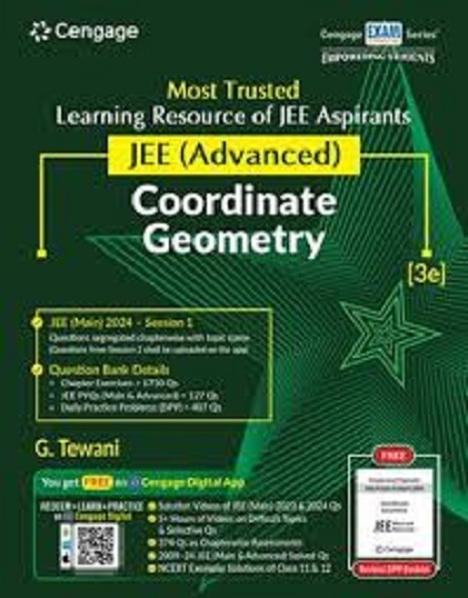 JEE (ADVANCED) (WITH FREE DAILY PRACTICE PROBLEMS) COORDINATE GEOMETRY | G. TEWANI | Cengage