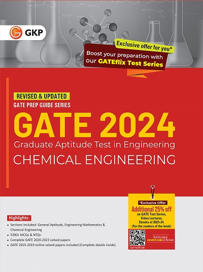GATE 2024 PREP GUIDE SERIES (Graduate Aptitude Test In Engineering) CHEMICAL ENGINEERING | G. K. Publications