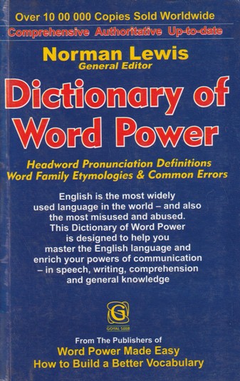DICTIONARY OF WORD POWER | GOYAL