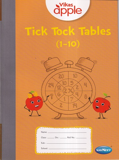 VIKAS APPLE TICK TOCK TABLES (1-10) | Navneet Education Ltd