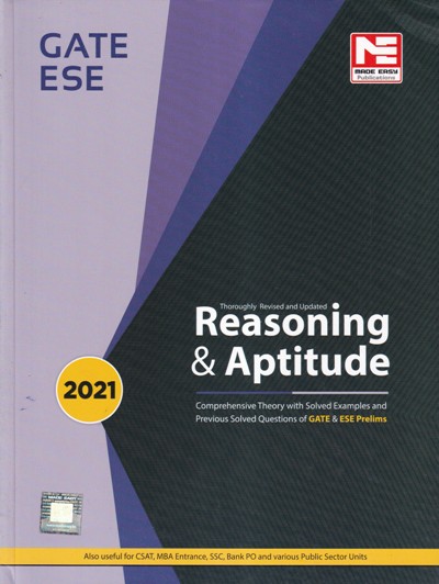 REASONING AND APTITUDE - GATE ESE - Also for CSAT, MBA Entrance, SSC, Bank PO and various PSUs | MADE EASY