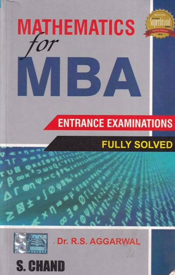 MATHEMATICS FOR MBA | DR. R. S. AGGARWAL | S.Chand
