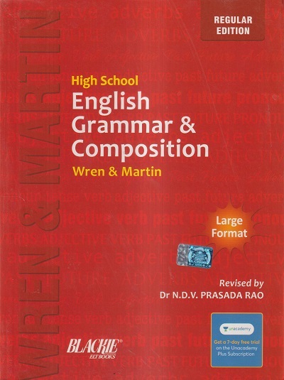 HIGH SCHOOL ENGLISH GRAMMAR & COMPOSITION (WREN & MARTIN) | BLACKIE BOOKS / S.Chand