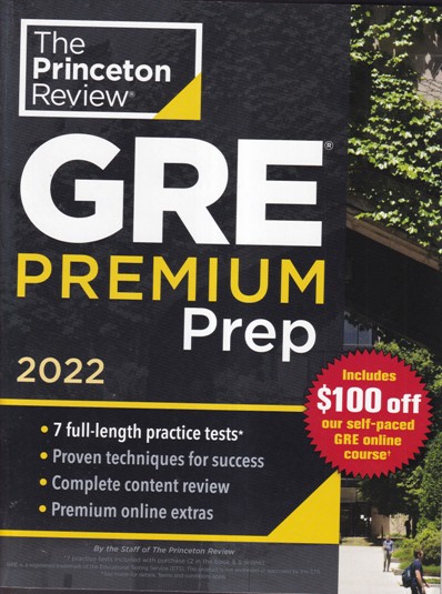 GRE PREMIUM PREP 2022 | THE PRINCETON REVIEW