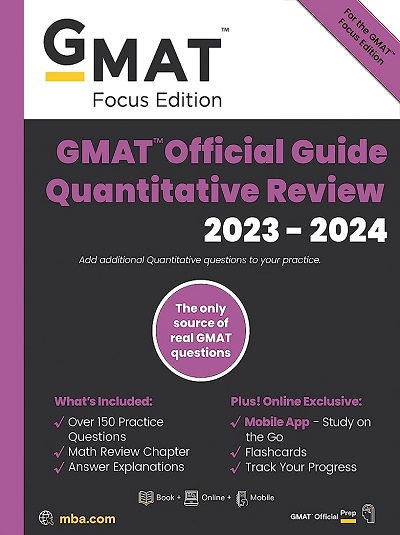 GMAT OFFICIAL GUIDE QUANTITATIVE REVIEW 2023-2024 | Wiley