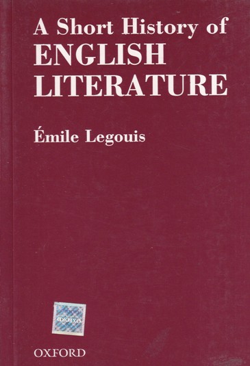 A SHORT HISTORY OF ENGLISH LITERATUR | OXFORD