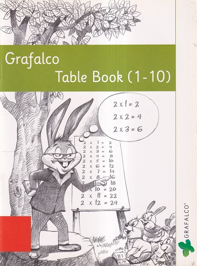Grafalco Pre-School Table Book (1-10) | GRAFALCO