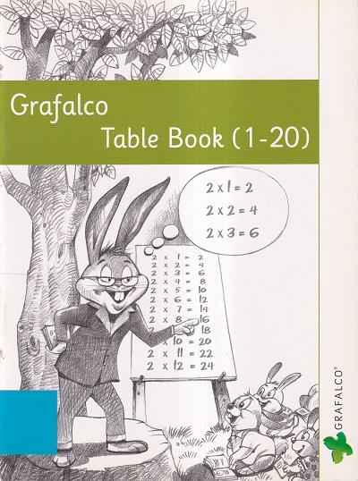 Grafalco Pre-School Table Book (1-20) | GRAFALCO