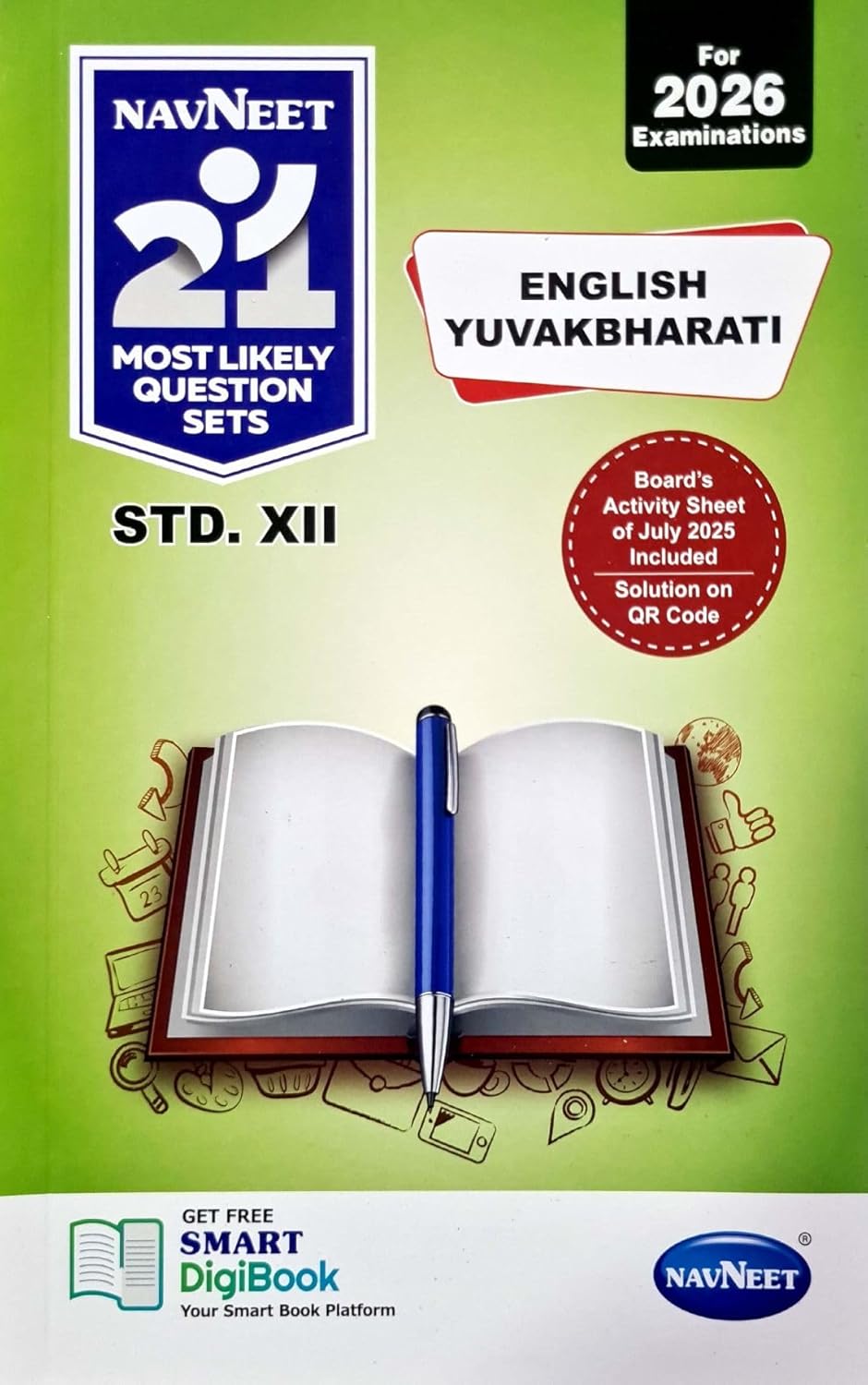 NAVNEET 21 Most Likely Question Sets (Activity Sets) (Apekshit) Std- XII/Std. 12 ENGLISH YUVAKBHARATI | नवनीत एज्युकेशन (इंडिया) लि (Navneet Education India Ltd)