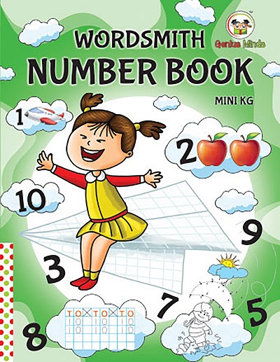 Wordsmith Number Book Mini KG | Wordsmith Publication