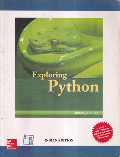 EXPLORING PYTHON | MC GRAW HILL