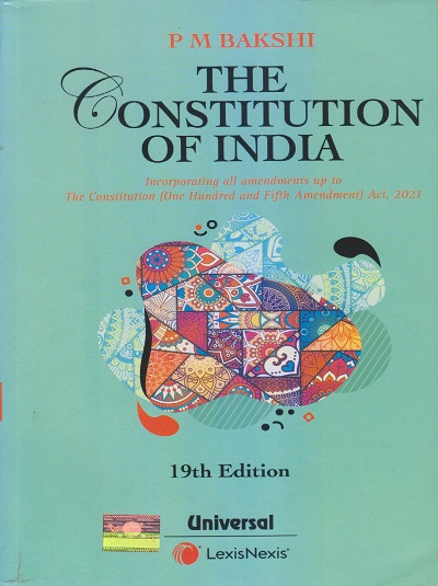THE CONSTITUTION OF INDIA (PocketBook) | P.M. BAKSHI | LEXIS NEXIS/Universal