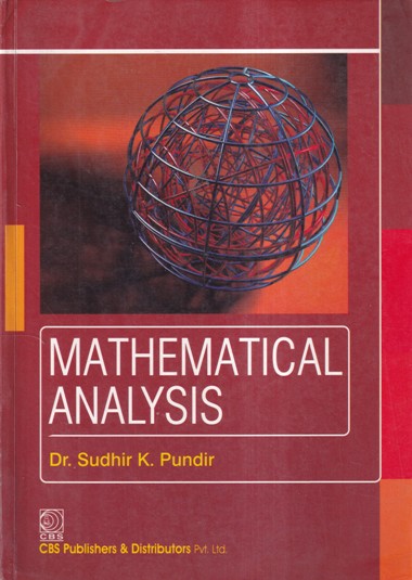 MATHEMATICAL ANALYSIS | CBS PUBLICATION