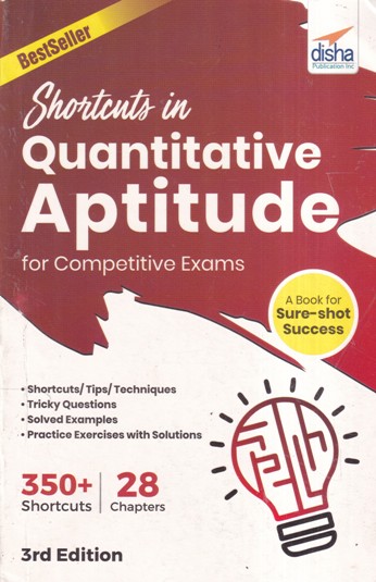 SHORTCUTS IN QUANTITATIVE APTITUDE FOR COMPETITIVE EXAMS | DISHA