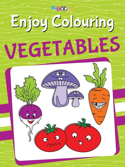 Enjoy Colouring Vegetables | Wordsmith Publication