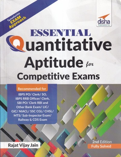 ESSENTIAL QUANTITATIVE APTITITUDE FOR COMPETITITVE EXAMS | DISHA
