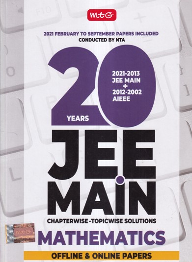 20 JEE MAIN CHAPTERWISE TOPICWISE SOLUTIONS MATHEMATICS | MTG