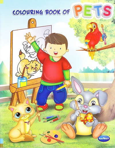 Colouring Book - PETS | Navneet Education Limited