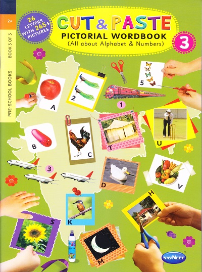 CUT & PASTE PICTORIAL WORDBK-3 | Navneet Education Limited