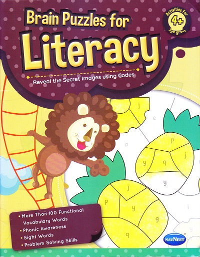 BRAIN PUZZLES FOR – LITERACY 4+ | Navneet Education Ltd