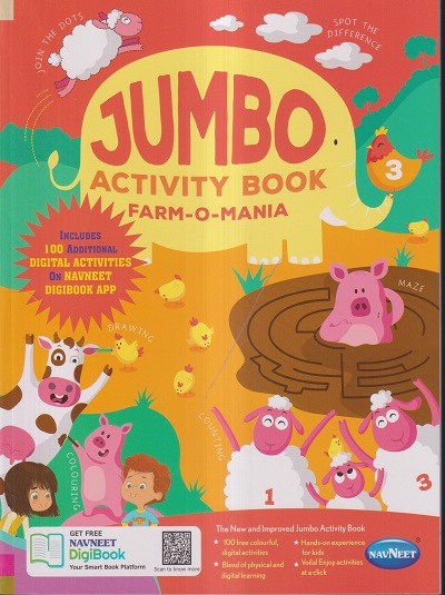 JUMBO ACTIVITY BOOK (FARM-O-MANIA) - 3 | Navneet Education Ltd