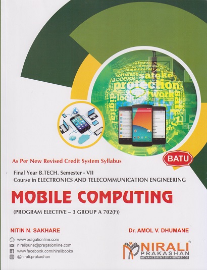 MOBILE COMPUTING - DBATU - ELECTIVE 3 - GROUP A - Sem 7 - B.Tech Course in Electronics and Telecommunication Engineering (EXTC)