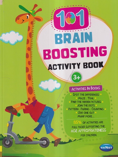 101 BRAIN BOOSTING ACTIVITY BOOK 3+ | Navneet Education Ltd