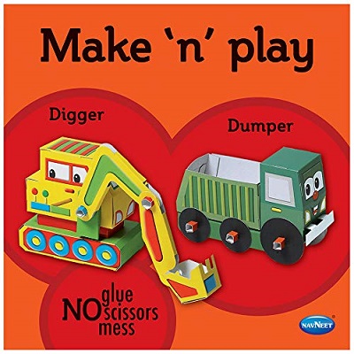 MAKE 'N' PLAY- DIGGER & DUMPER | Navneet Education Ltd