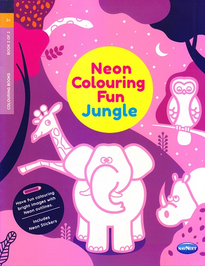 Neon Colouring Fun Jungle | Navneet Education Limited
