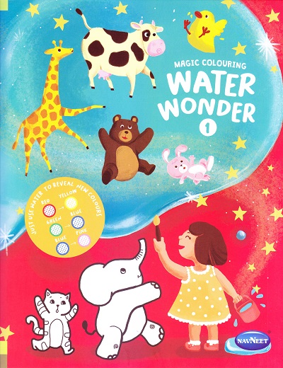 MAGIC COLOURING WATER WONDER- BOOK - 1 | Navneet Education Limited