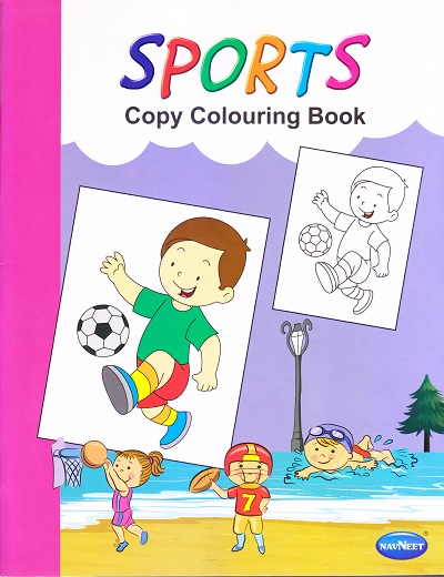 SPORTS COPY COLOURING BOOK | Navneet Education Limited