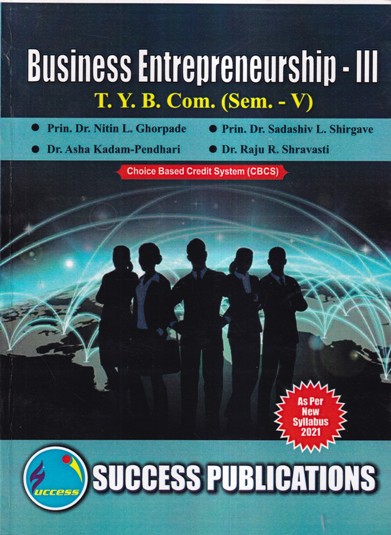 BUSINESS ENTREPRENEURSHIP III TY B.COM SEM V | SUCCESS