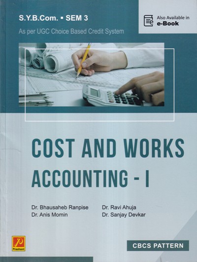 COST AND WORKS ACCOUNTING I | PRASHANT