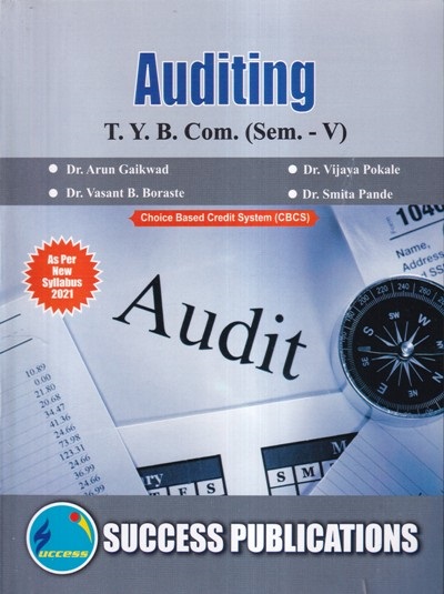 AUDITING (T.Y.B.Com Sem V) | SUCCESS PUBLICATIONS