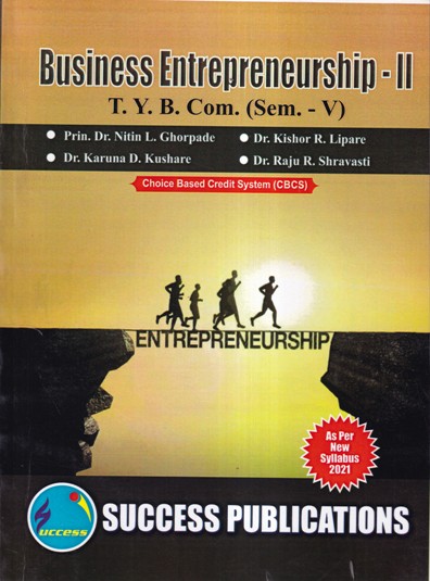 BUSINESS ENTREPRENEURSHIP II TY BCOM SEM V | SUCCESS